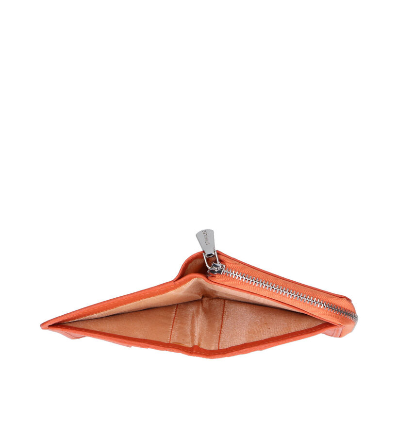 Crinkles Zwarte Ritsportemonnee voor dames (329716)