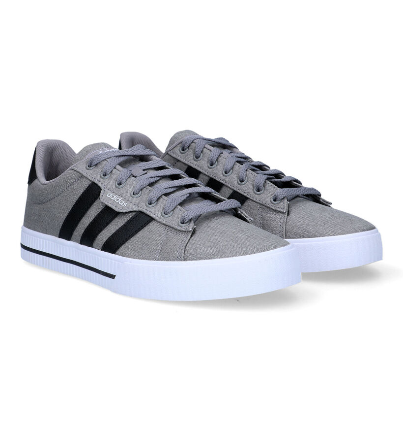 adidas Daily 3.0 Baskets en Gris pour hommes (319038) - pour semelles orthopédiques