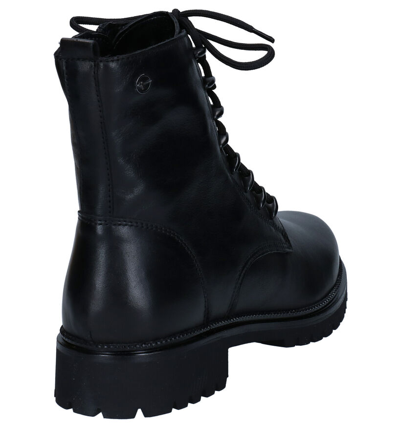 Tamaris Zwarte Boots in leer (280803)