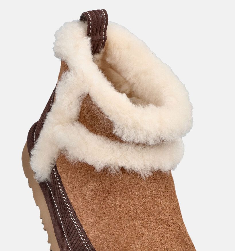 UGG Classic Mini II Heritage Bruine Enkellaarsjes voor meisjes (377999)