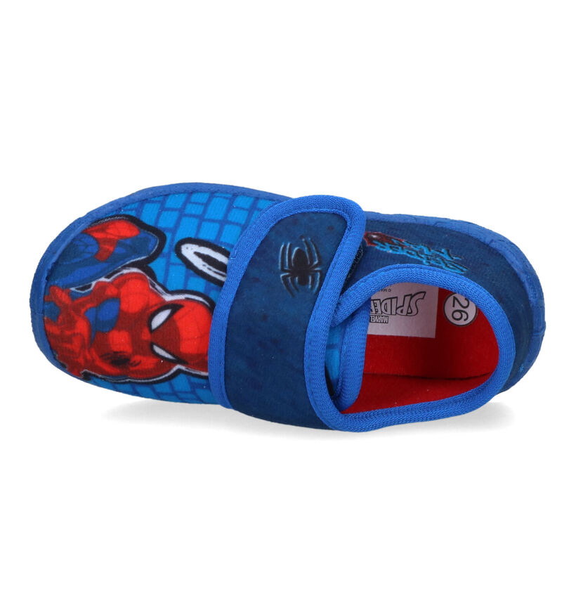 Spiderman Pantoufles fermées en Bleu foncé pour garçons (322538)