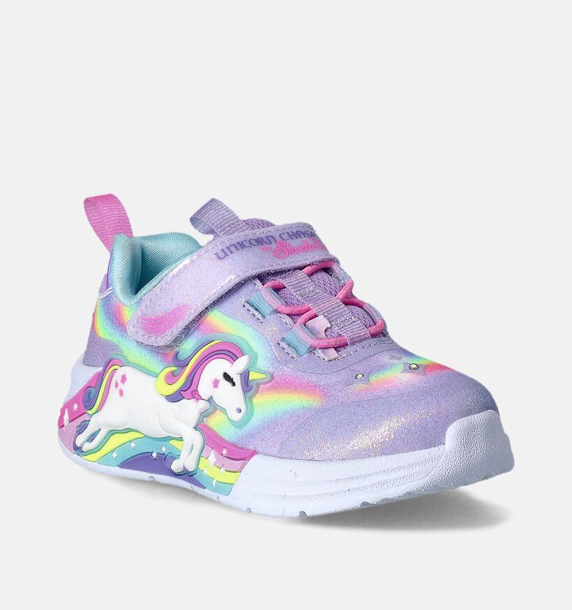 Skechers S-Lights Unicorn Lila Sneakers voor meisjes (361550)