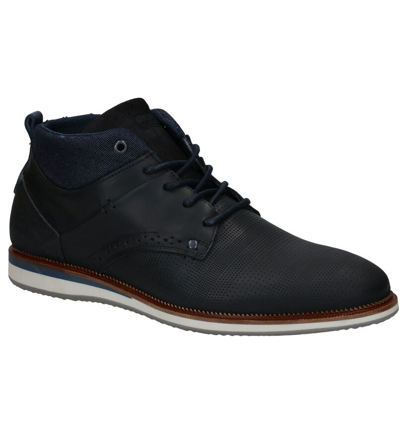 Bullboxer Chaussures hautes en Bleu foncé en cuir (281295)