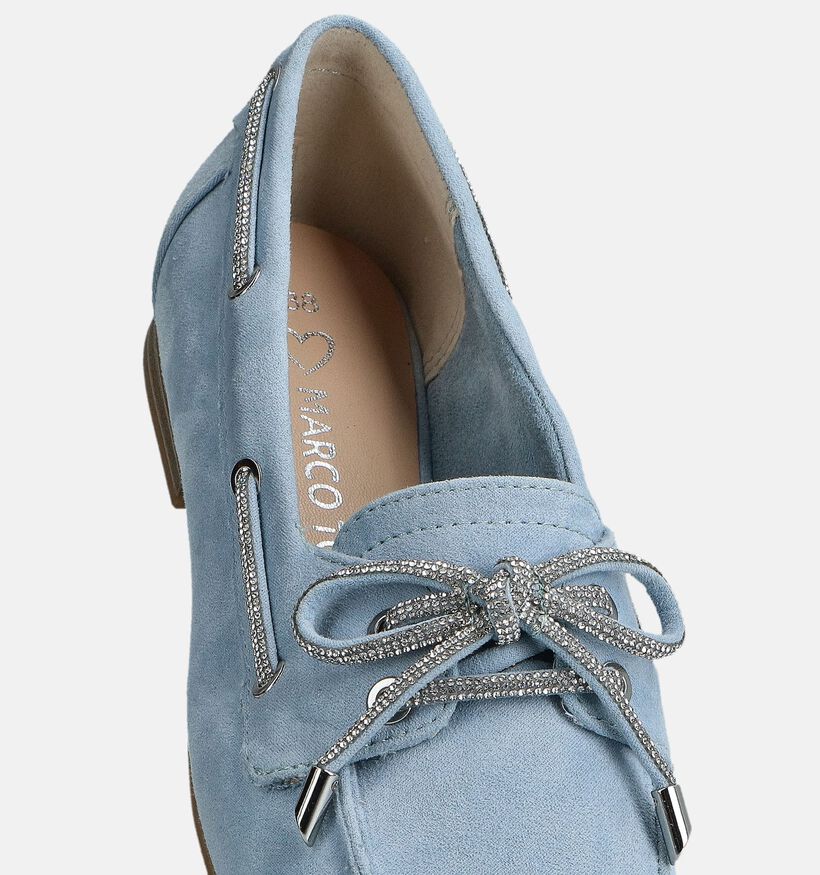 Marco Tozzi Lichtblauwe Bootschoenen voor dames (367867)