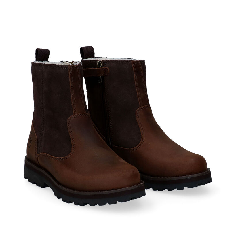 Timberland Courma Kid Chelsea Warm Lined Bruine Boots voor jongens (293777) - geschikt voor steunzolen