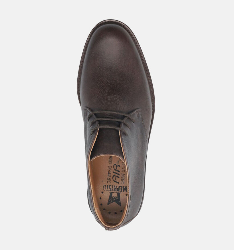 Mephisto Berto Nevada Chaussures classiques en Marron pour hommes (379015) - pour semelles orthop&eacute;diques