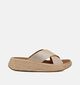 FitFlop Shimmersuede Gouden Slippers met Sleehak voor dames (368645)