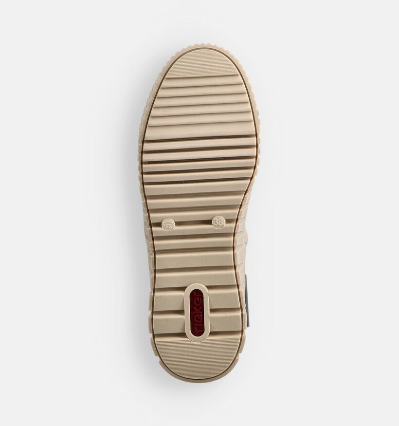 Rieker Bottines Chelsea en Beige pour femmes (363554) - pour semelles orthopédiques