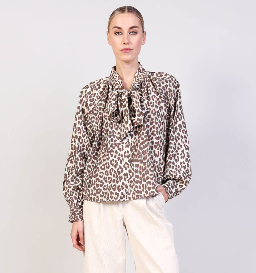 JDY Beatrice Life Bow Beige Blouse voor dames (365274)