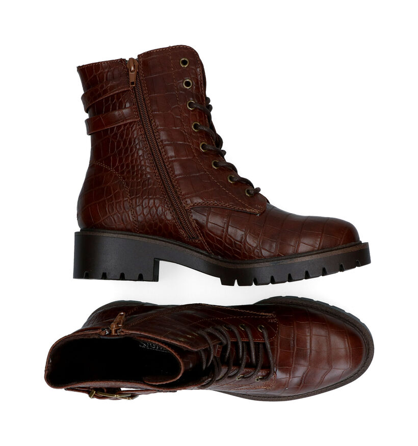 Signatur Cognac Boots voor dames (295804)