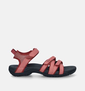 Sandales de marche rouge