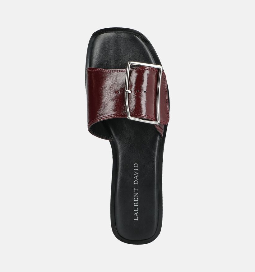 Laurent David Bordeaux Slippers voor dames (378277)