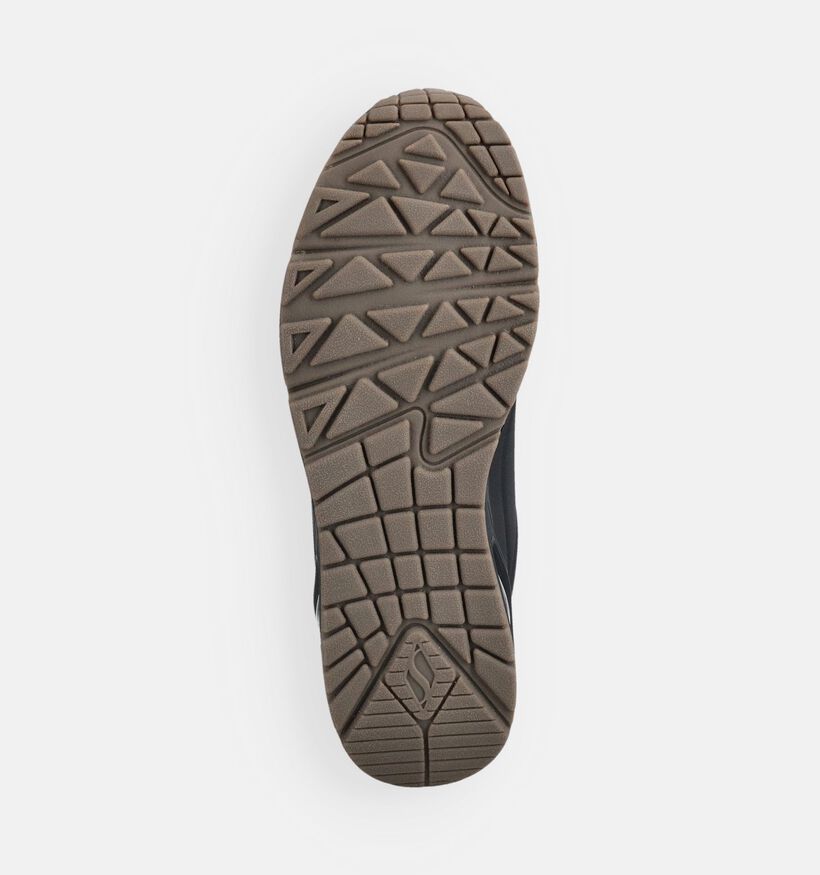 Skechers Uno Suited On Air Baskets basses en Noir pour hommes (375636) - pour semelles orthop&eacute;diques