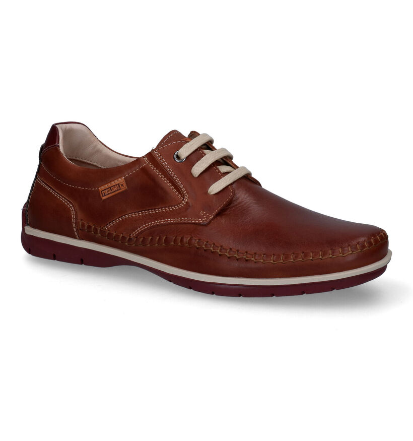 Pikolinos Cognac Veterschoenen in leer (308030)