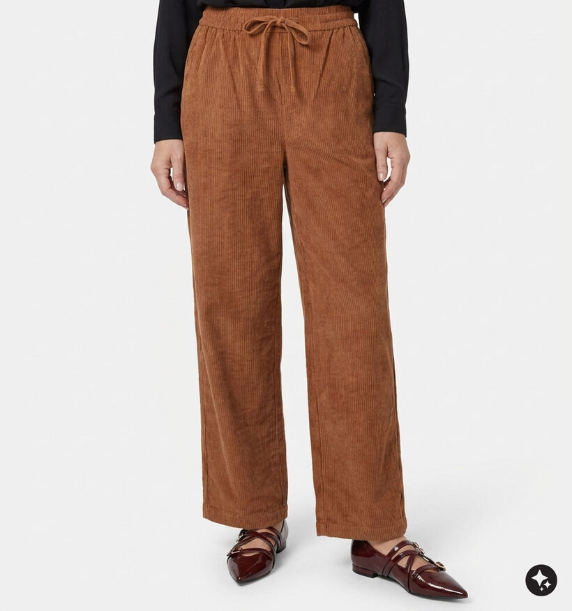 The Shirt Project Bruine Geklede Broek voor dames (381884)