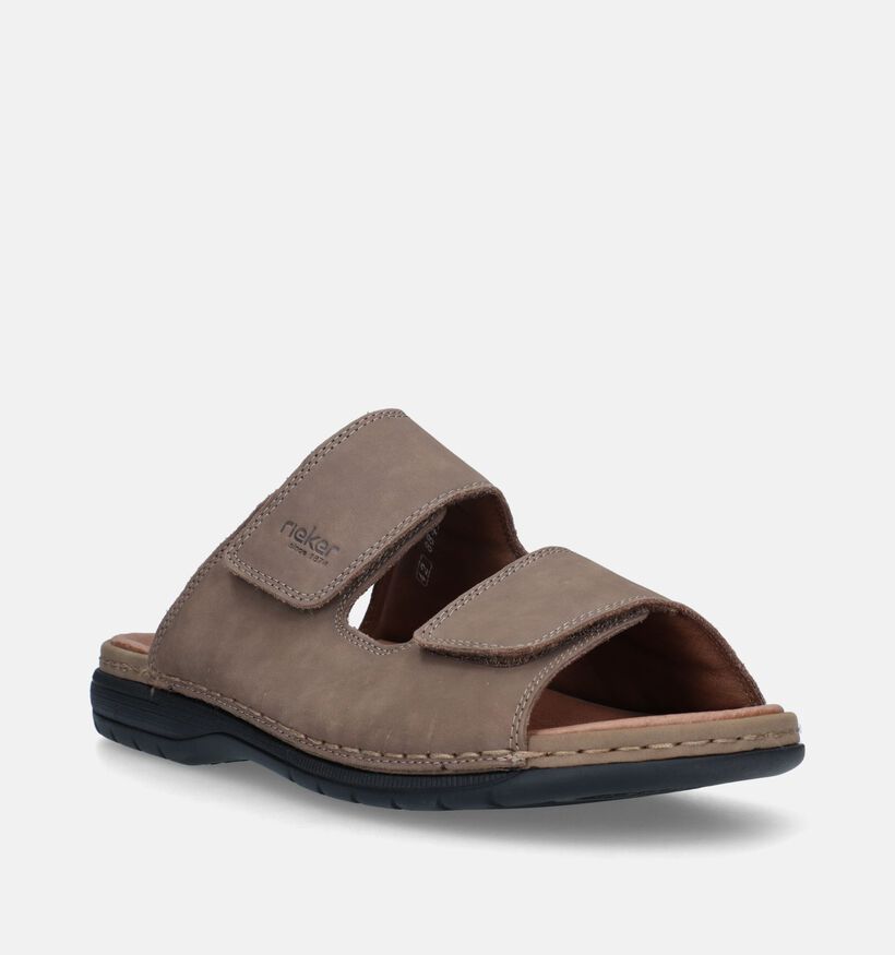 Rieker Beige Slippers voor heren (339175)