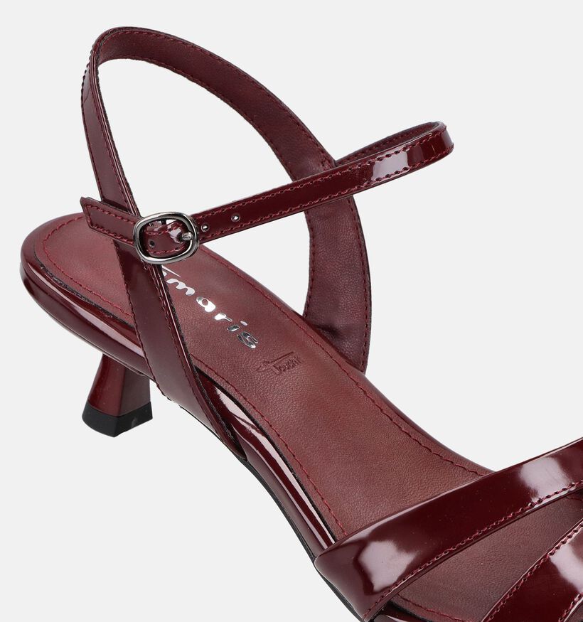 Tamaris Sandales &agrave; talons en Bordeaux pour femmes (371742)