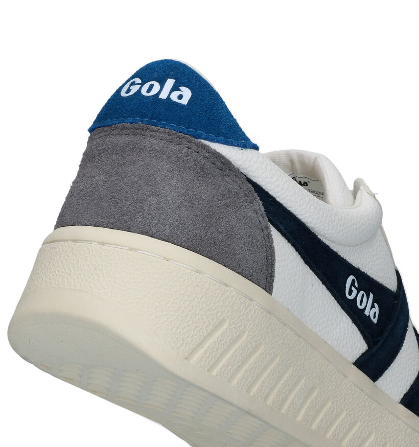 Gola Grandslam Trident Witte Sneakers voor heren (320371) - geschikt voor steunzolen