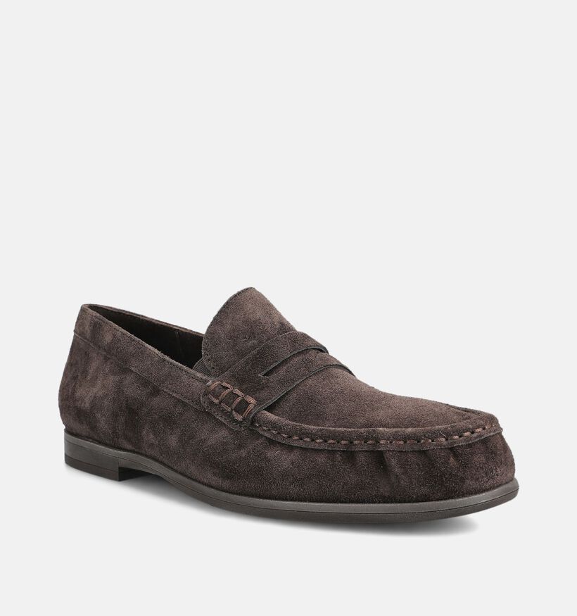 Paul Green Donkerbruine Loafers voor dames (379778)