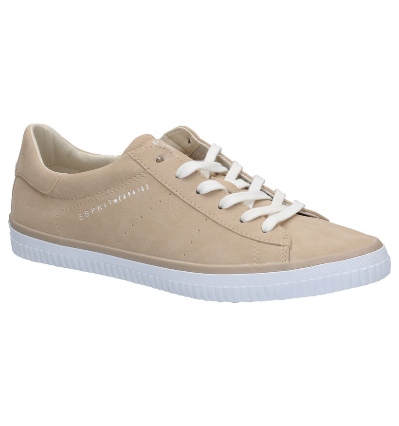 Esprit Chaussures à lacets en Beige foncé en simili cuir (276793)