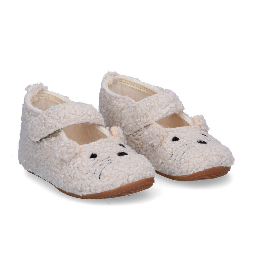 Living Kitzbühel Pantoufles pour bébé en Beige clair pour filles (317003)