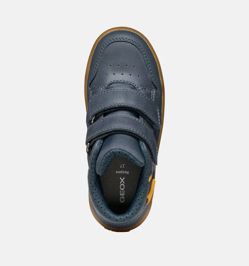 Geox Arzach Chaussures hautes en Bleu foncé pour garçons (360362) - pour semelles orthopédiques