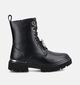 Asso Boots &agrave; lacets en Noir pour filles (379038)