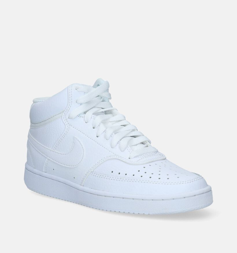 Nike Court Vision Mid Witte Sneakers voor dames (332416)