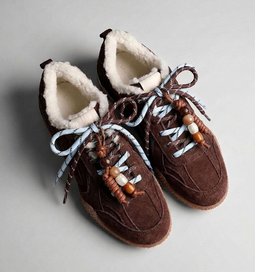 Laurent David Bruine/Camel Shoe Charms voor dames (385424)