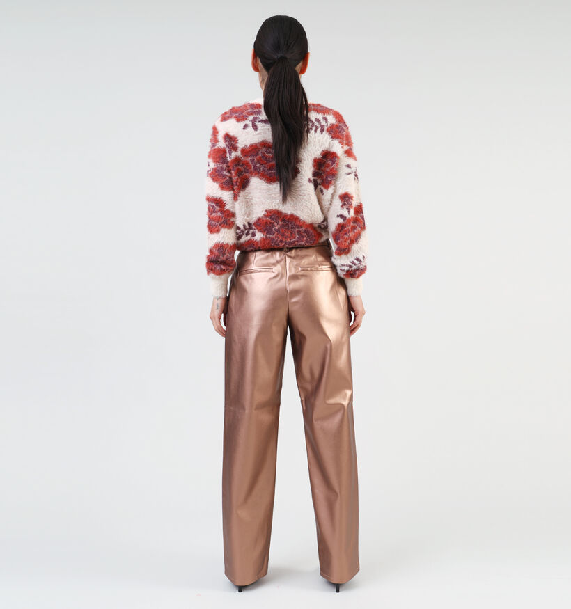 Vila Silliver Pantalon habillé en Bronse pour femmes (348745)