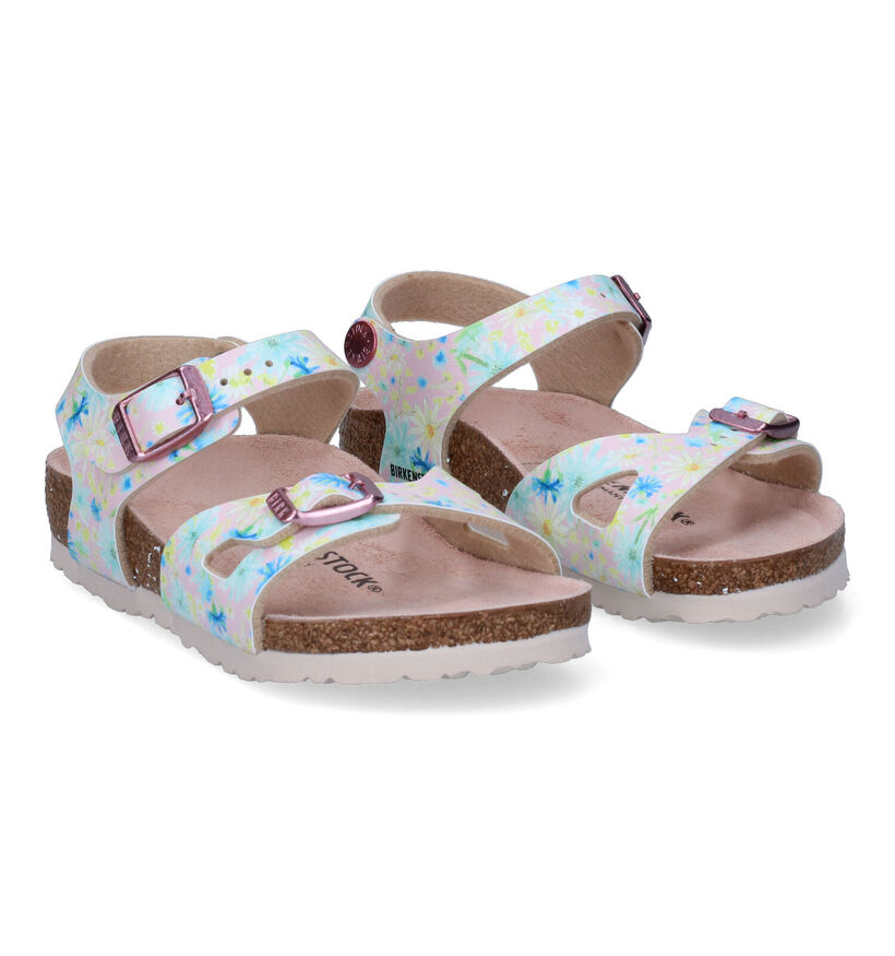Birkenstock Rio Sandales en Rose pour filles (338101)
