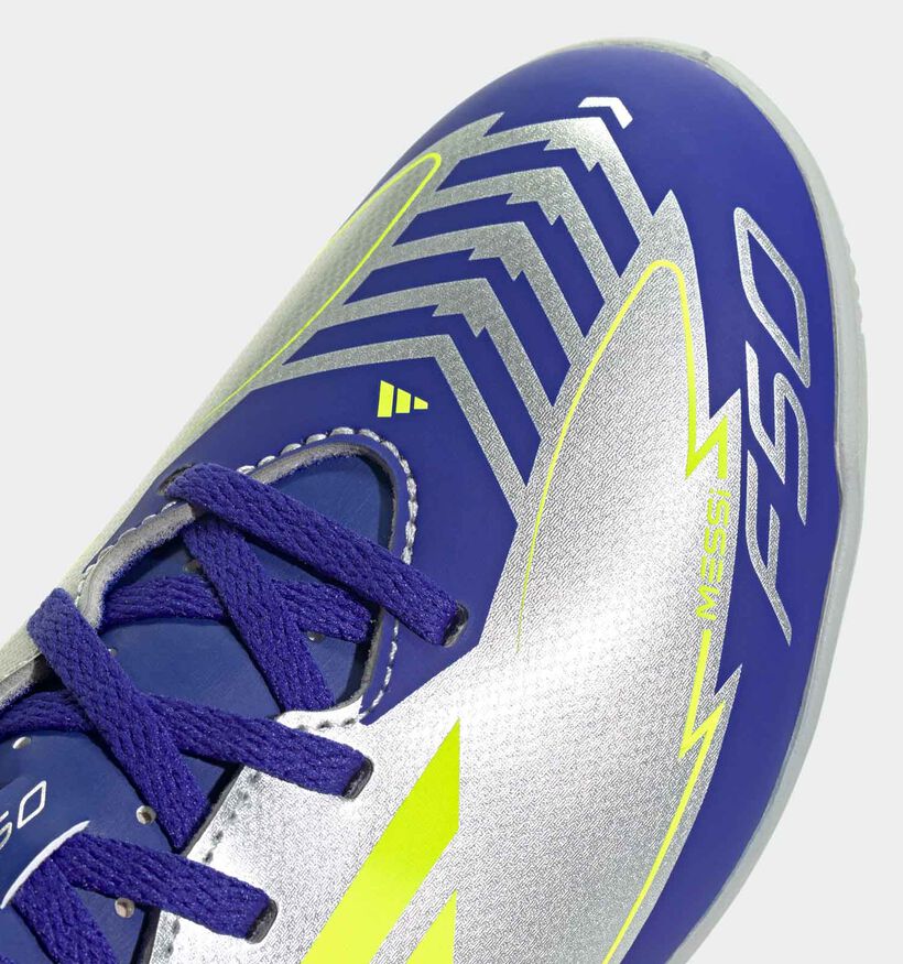 adidas F50 Club Zilveren Voetbalschoenen voor jongens, meisjes (361512)