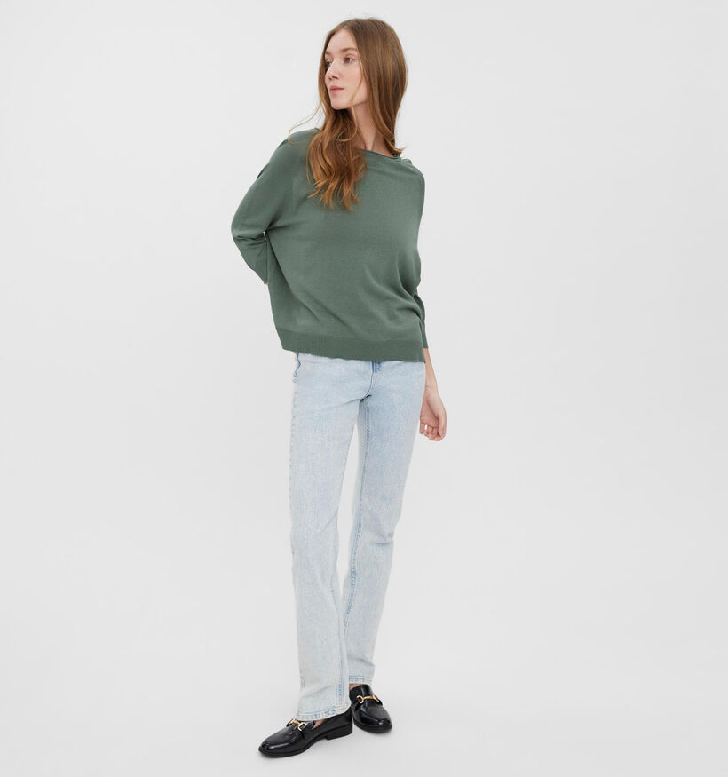 Vero Moda Ellie Pull en Vert pour femmes (338146)
