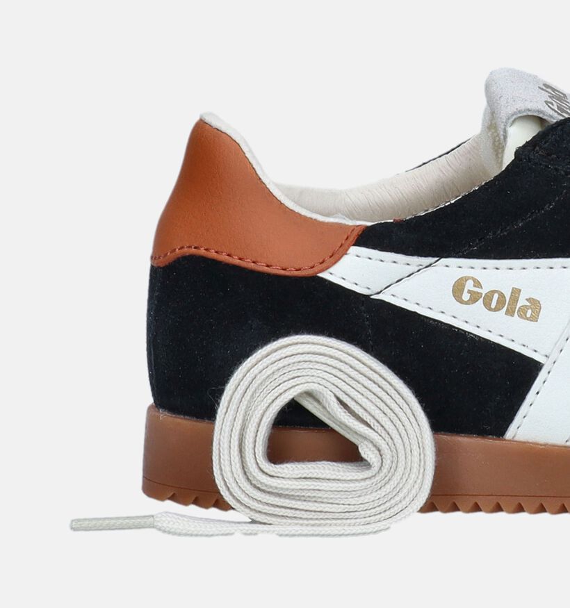 Gola Elan Zwarte Sneakers voor meisjes, jongens (345134) - geschikt voor steunzolen