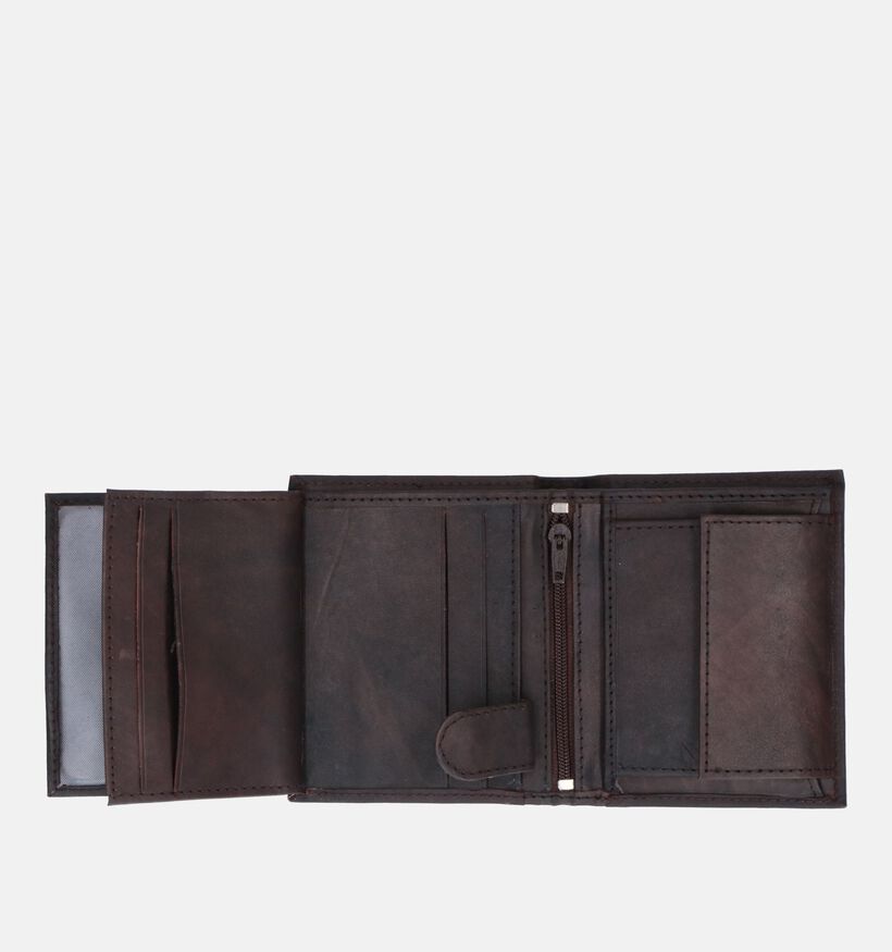 Euro-Leather Bruine Portefeuille voor heren (353560)