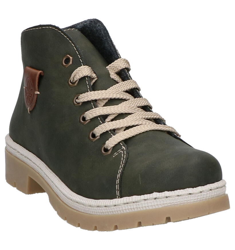 Rieker Bottines en Vert foncé en simili cuir (262135)