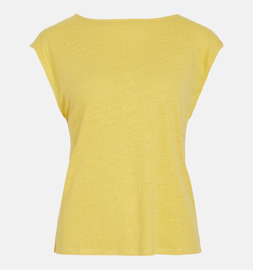 Vila Fiara T-shirt en Jaune pour femmes (342139)