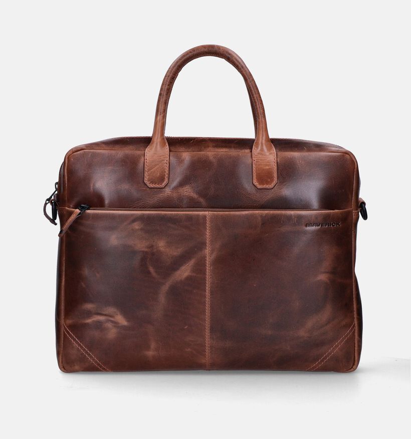 Maverick Bruine Laptoptas voor heren (358819)