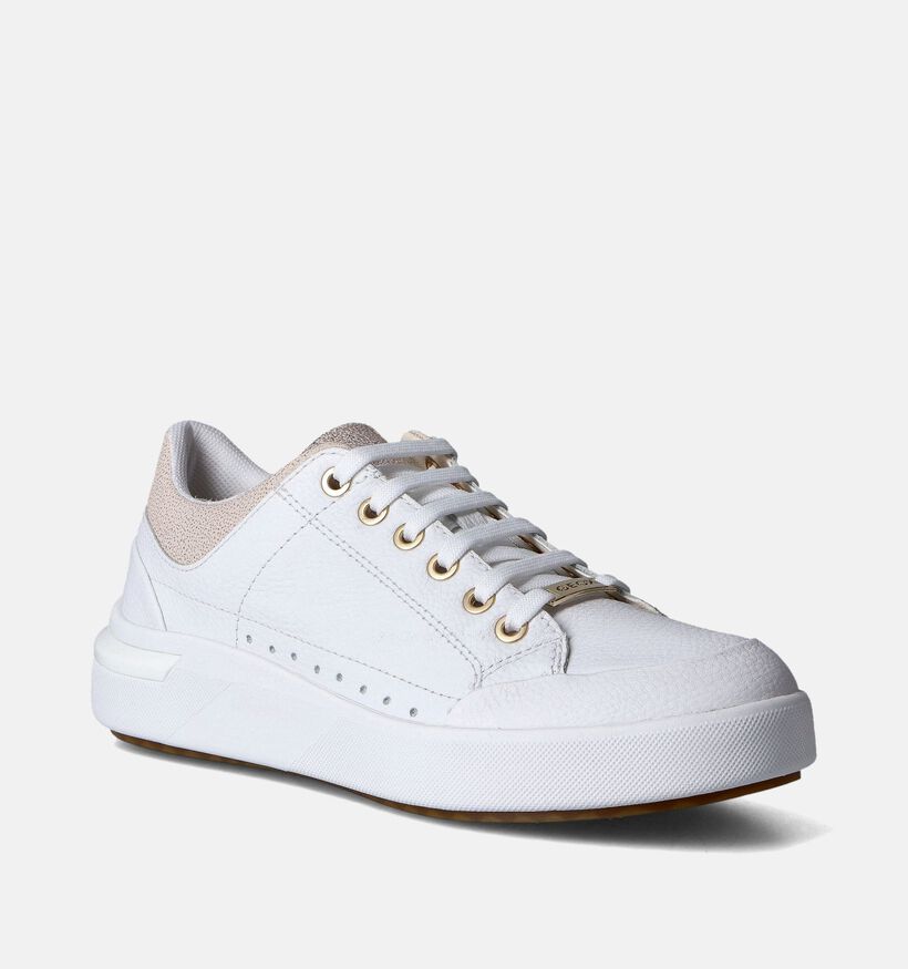 Geox Dalyla Chaussures à lacets en Blanc pour femmes (351667) - pour semelles orthopédiques
