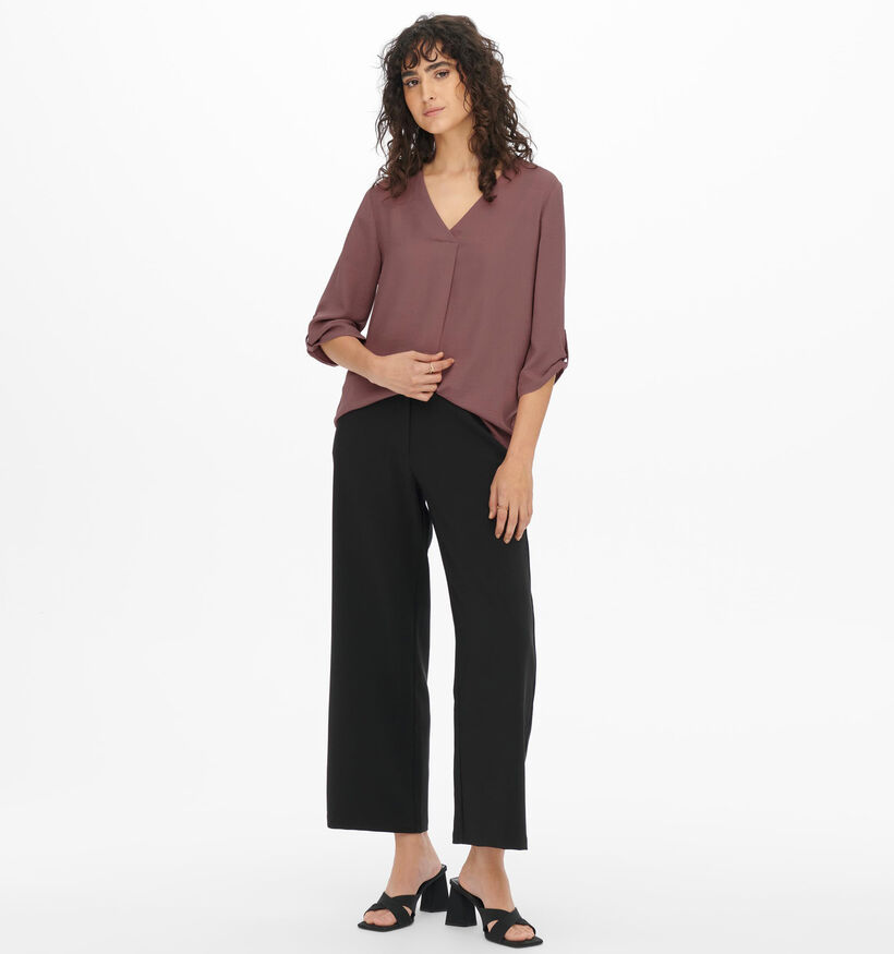 JDY Divya Donkerroze Blouse voor dames (317950)