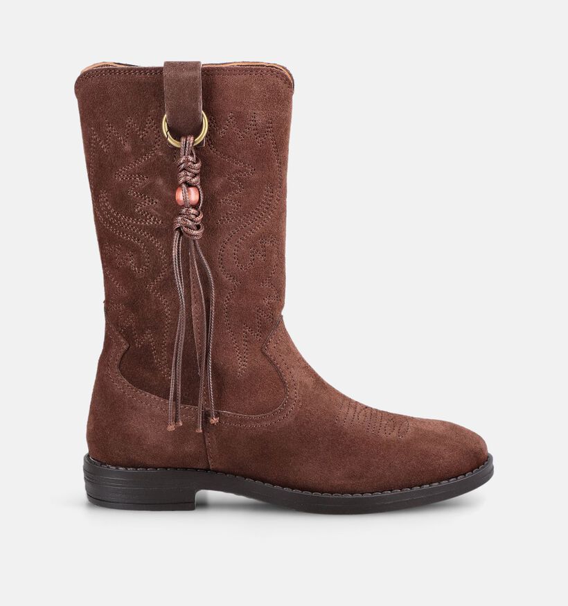 Milo & Mila Lange Cowboylaarzen Bruin voor meisjes (378900)