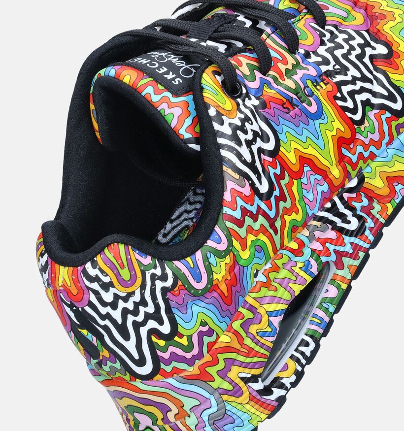 Skechers Uno Jen Stark Infinite Drip Zwarte Sneakers voor dames (343893)