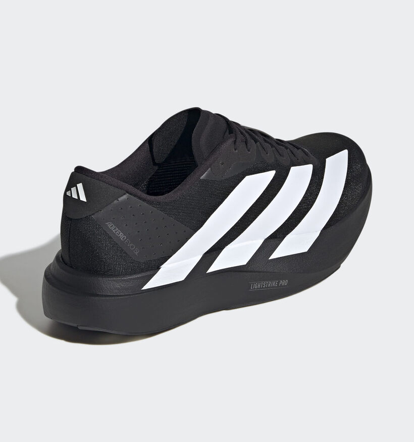 adidas Adizero Evo Baskets basses en Noir pour hommes (375277) - pour semelles orthop&eacute;diques