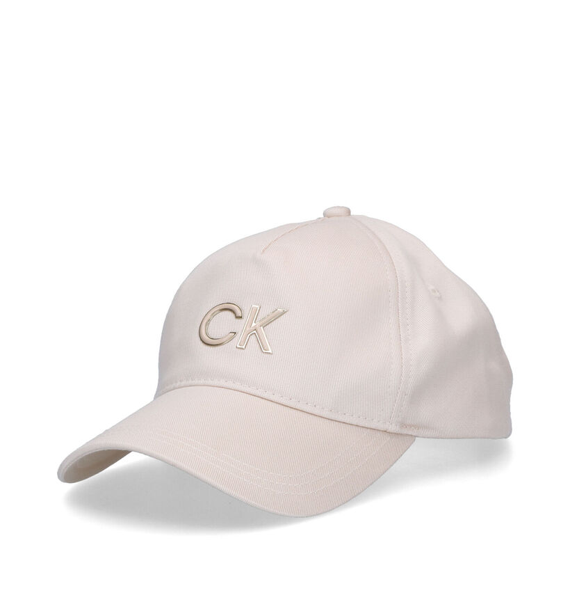 Calvin Klein Re-Lock Inlay Casquette en Écru (311144)