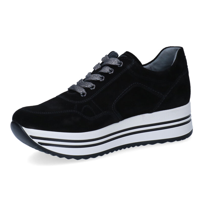NeroGiardini Cognac Veterschoenen in daim (296622)