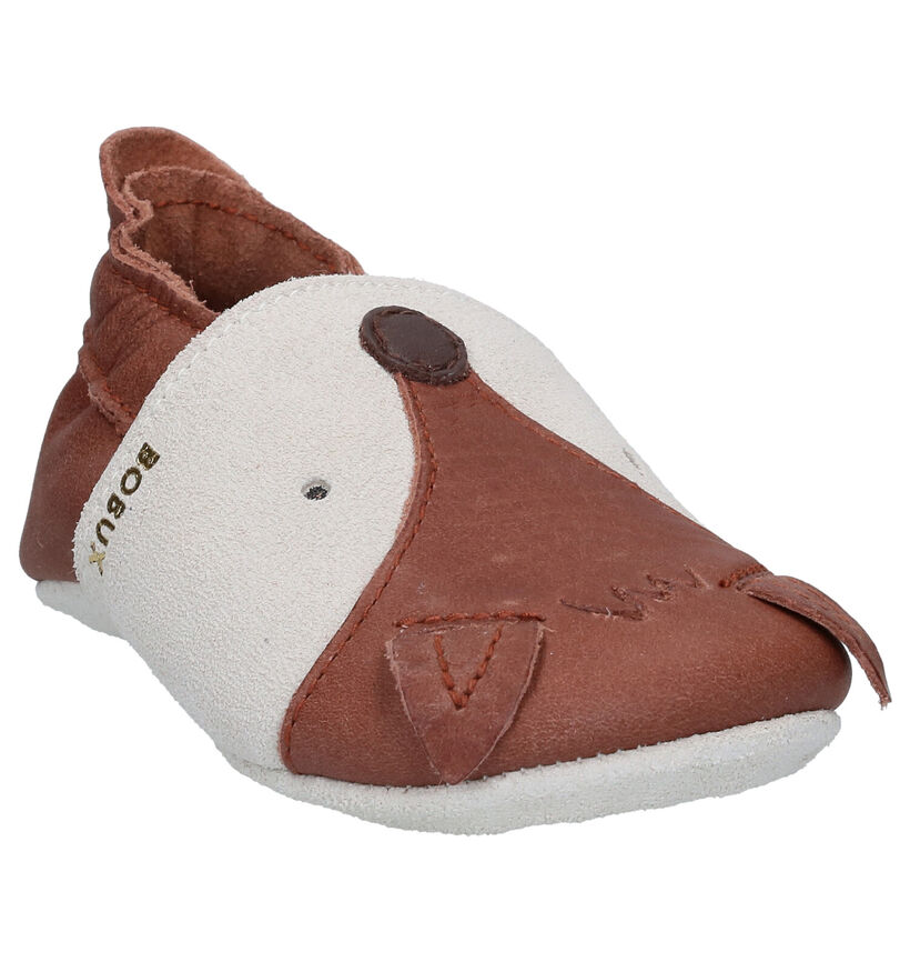 Bobux Foxy Chaussons pour bébé en Marron pour garçons (315037)