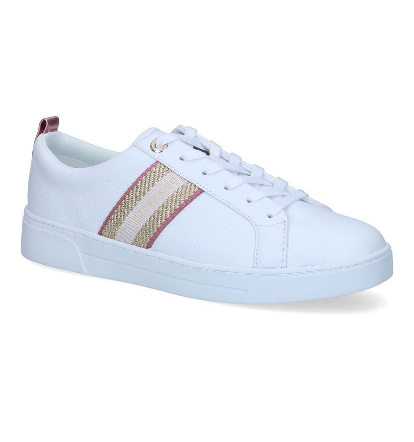 Ted Baker Bailey Baskets en Blanc en cuir (305673)