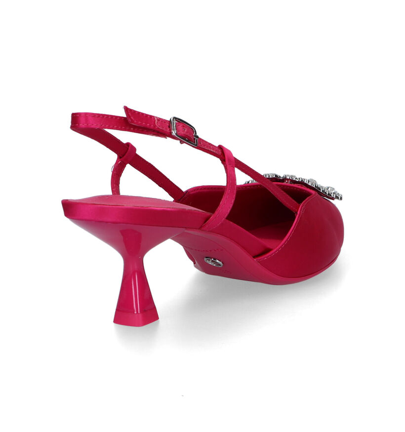 Tamaris Touch It Escarpins slingback en Fichsia pour femmes (320579)