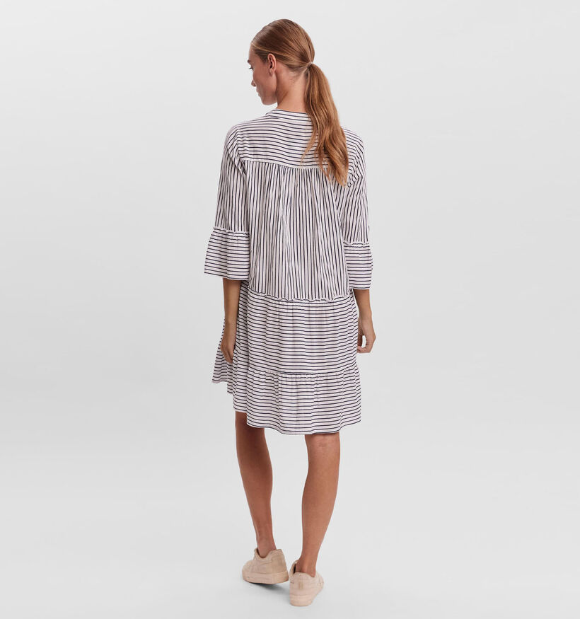 Vero Moda Heli Roze Gestreept Kleedje (311886)