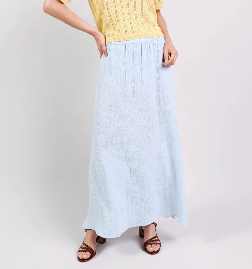 Pieces Sastina Lichtblauwe Maxi-Rok voor dames (369205)